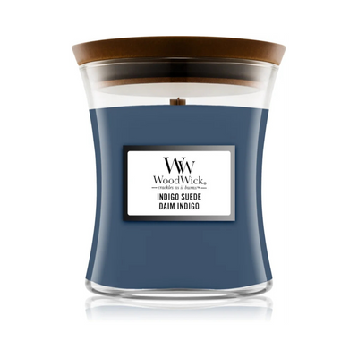 WOODWICK INDIGO SUEDE (Ароматична свічка) 678 фото